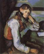 Boy in a Red Waistcoat, Paul Cezanne